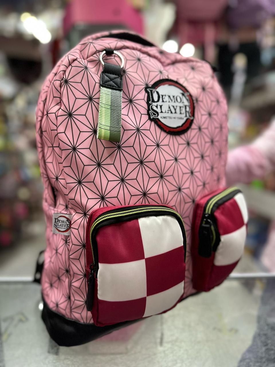 Mochila juvenil nesuko demon Slayer fotorama