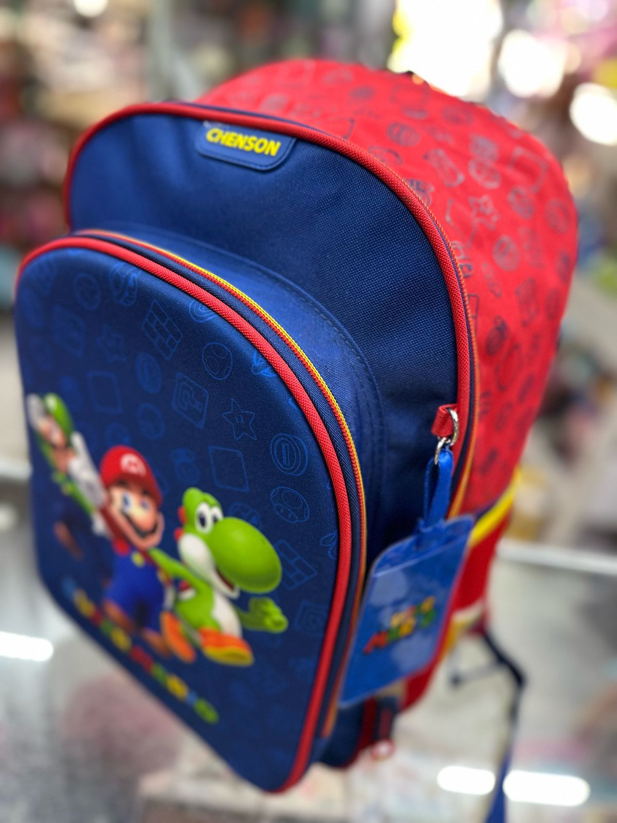 Mochila primaria Mario Luigi y Yoshi Chenson