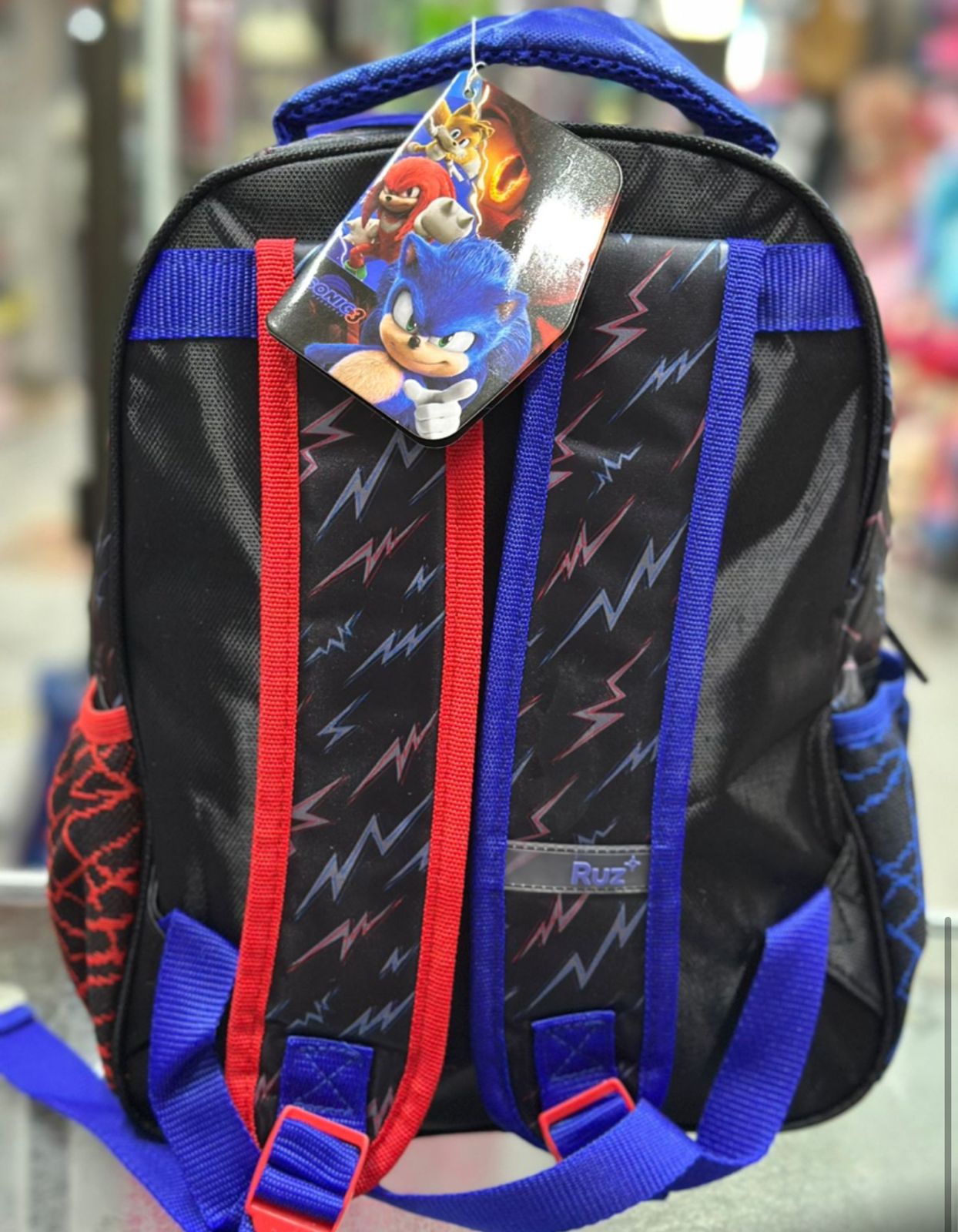 Mochila primaria Sonic/Shadow Ruz