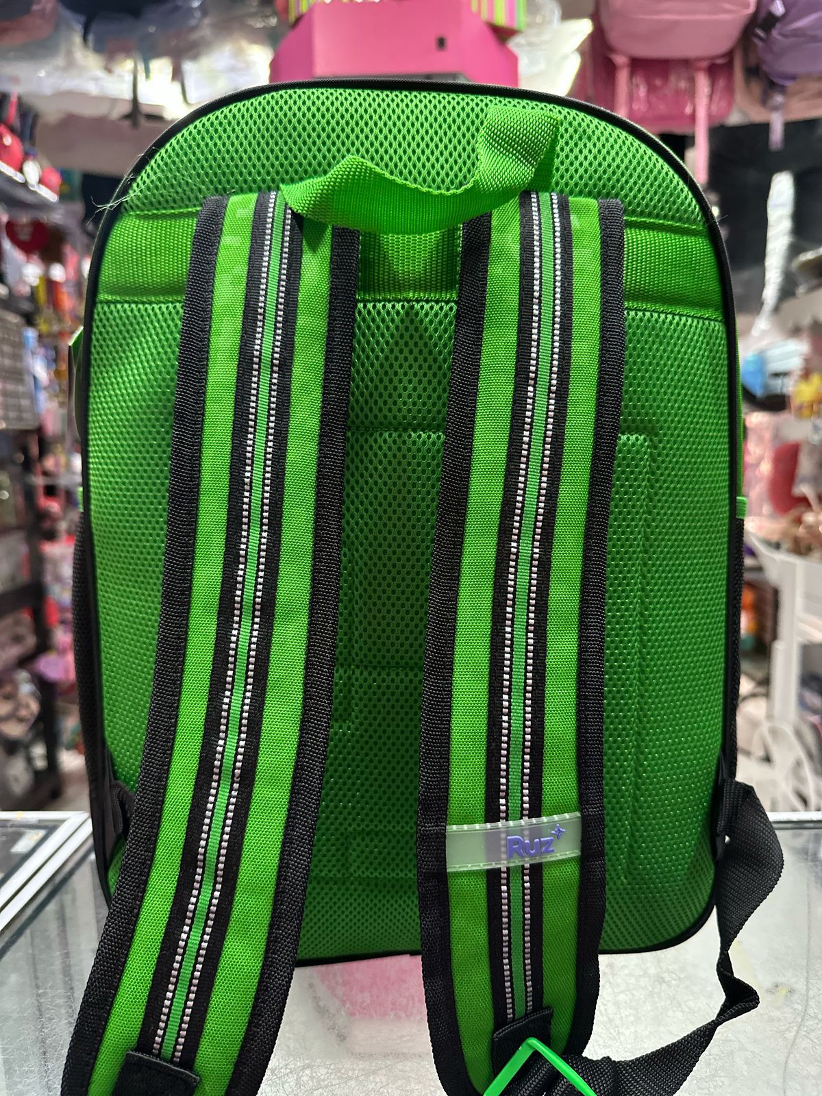 Mochila primaria cara de Creeper Ruz