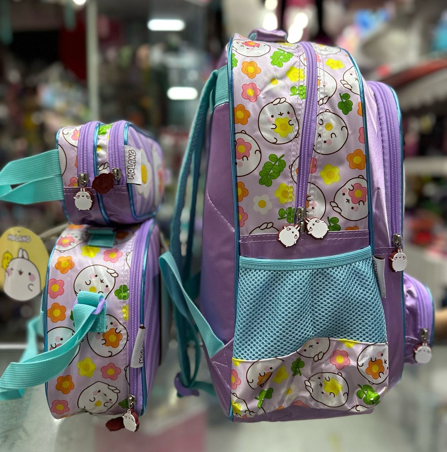Combo primaria moolang flor american bags