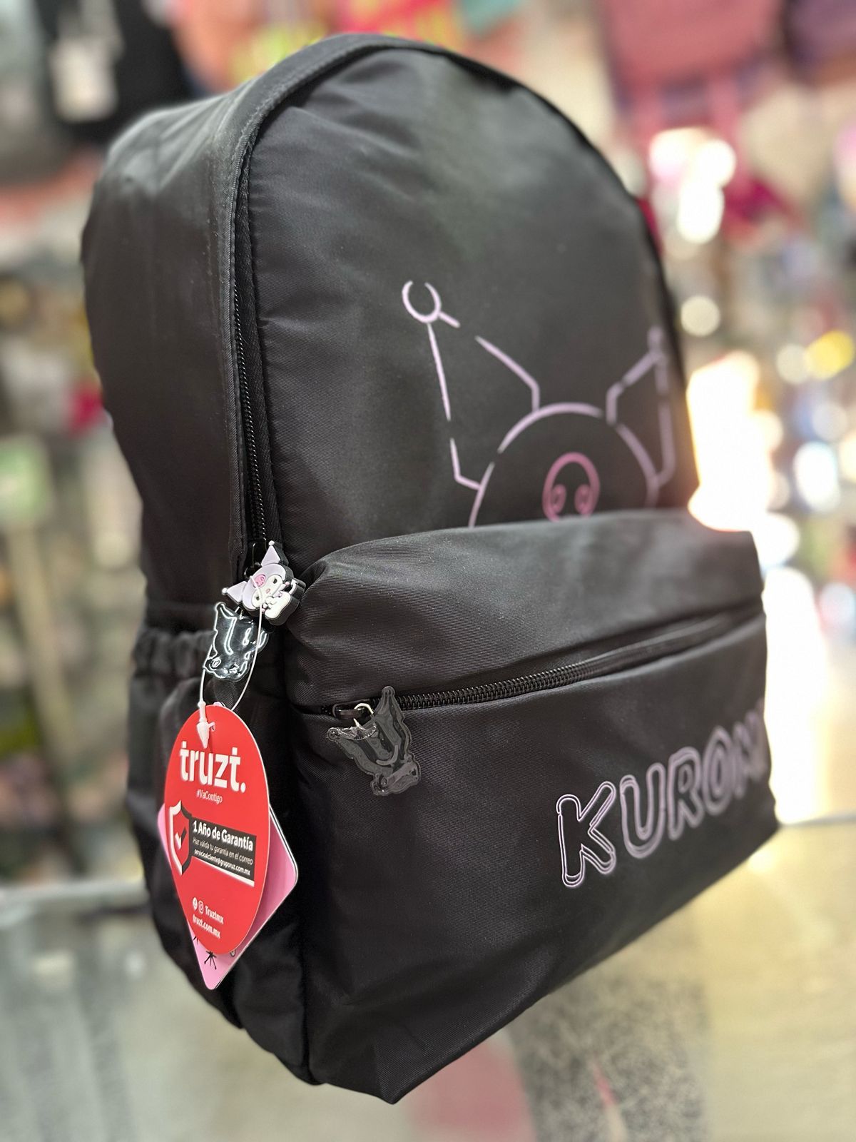 Mochila juvenil Kuromi silueta Ruz