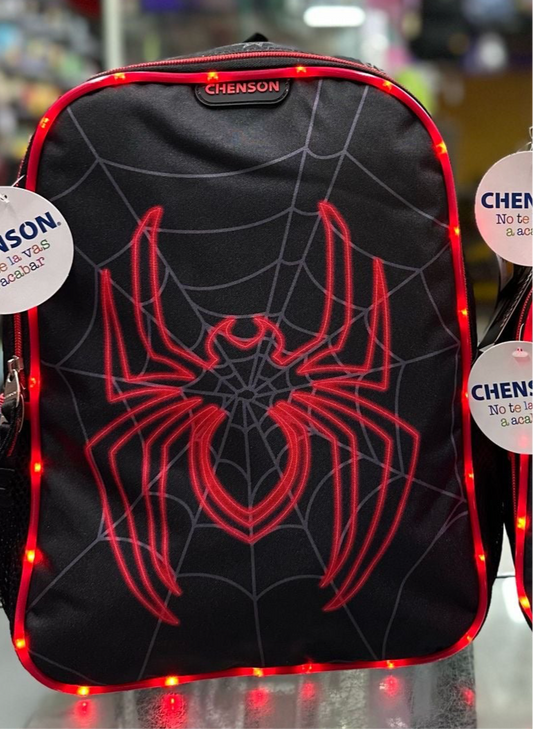 Mochila Miles Morales luz Kinder
