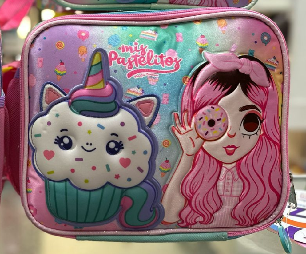Lonchera mis pastelitos cupcake Ruz
