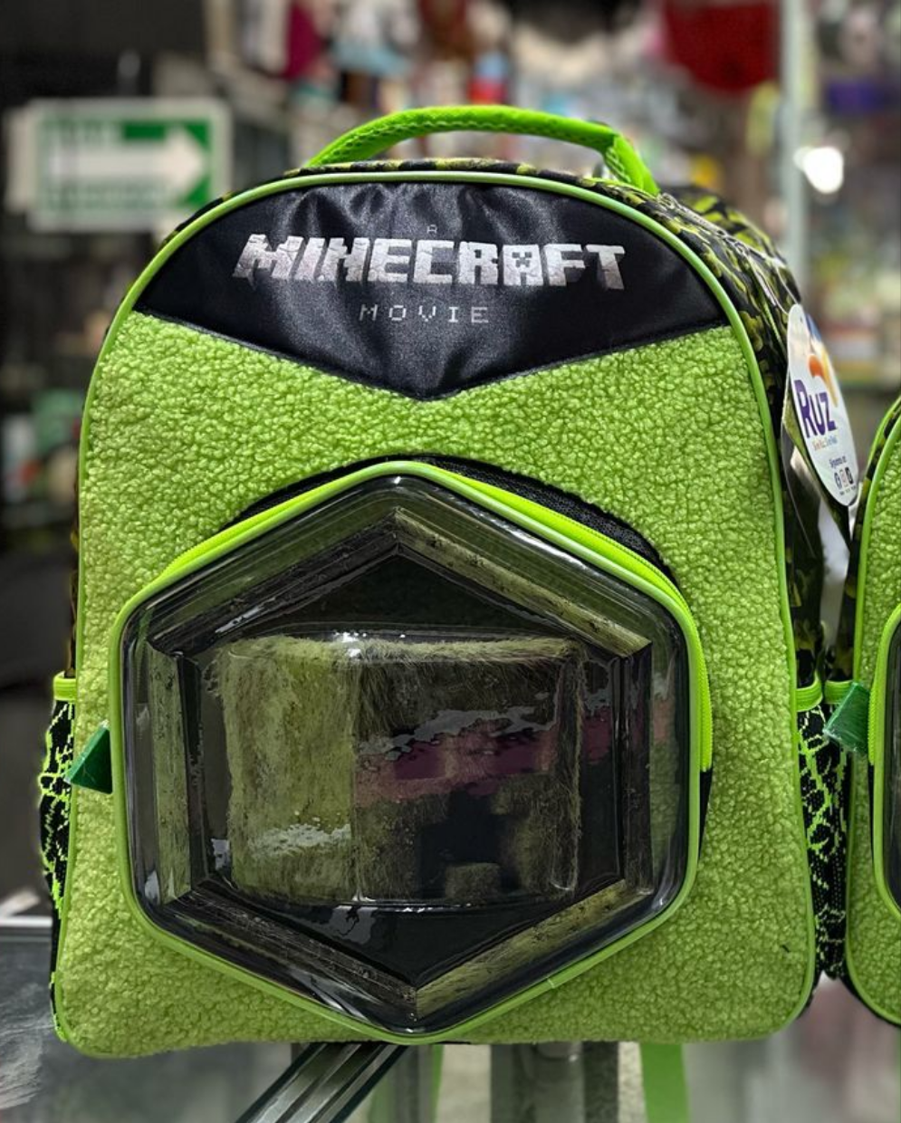 Mochila primaria Creeper peluche Ruz