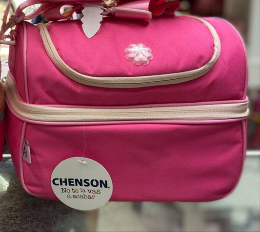 Lonchera juvenil clásica fucsia Chenson