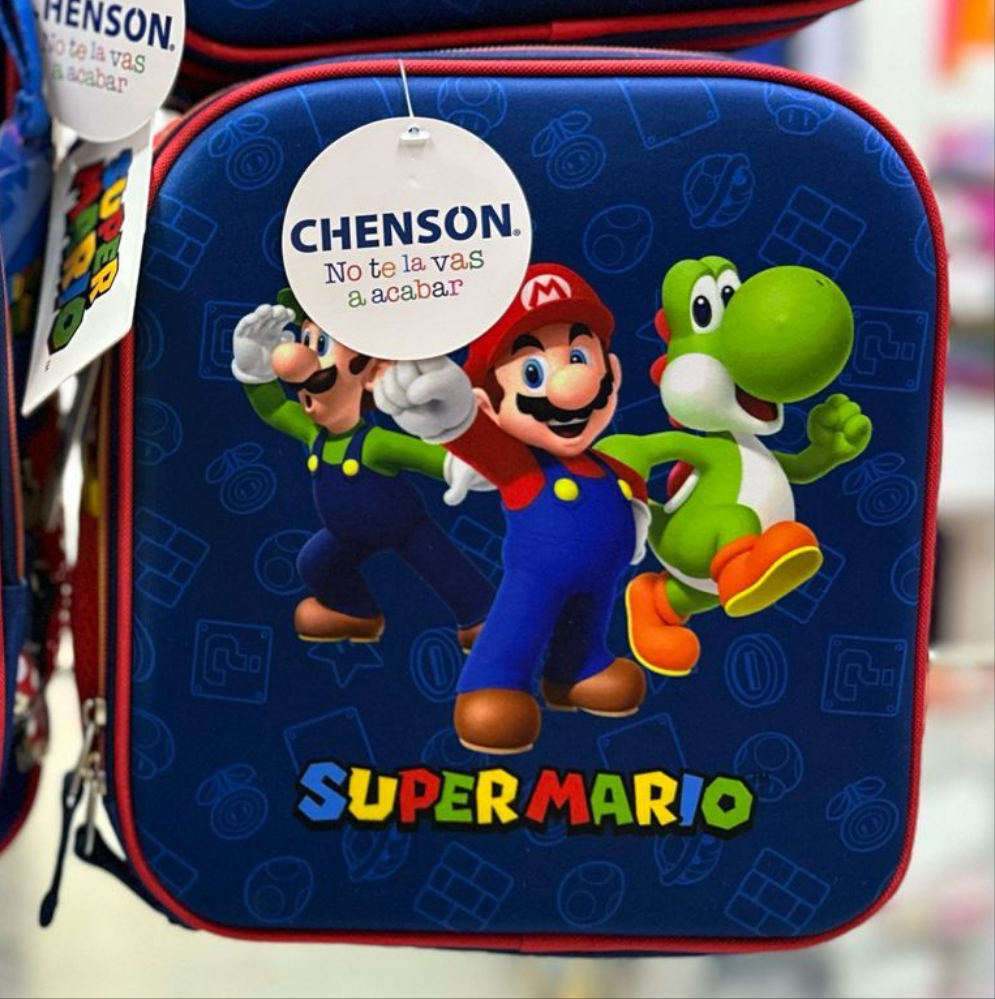 Lonchera Mario Luigi y Yoshi Chenson