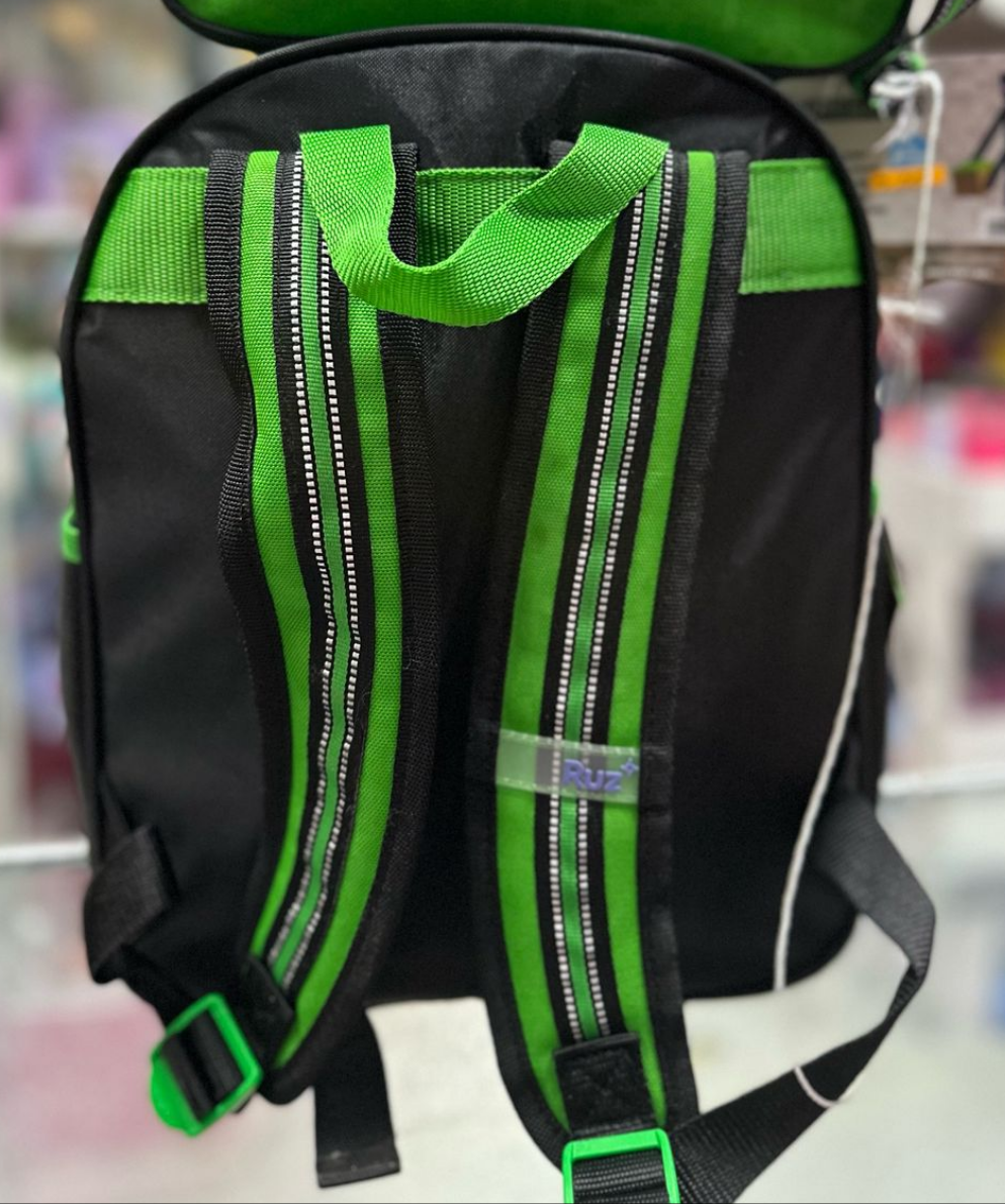 Mochila kinder cara de Creeper Ruz