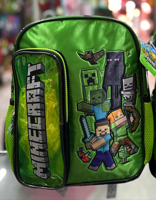 Mochila kinder Minecraft transparente Ruz