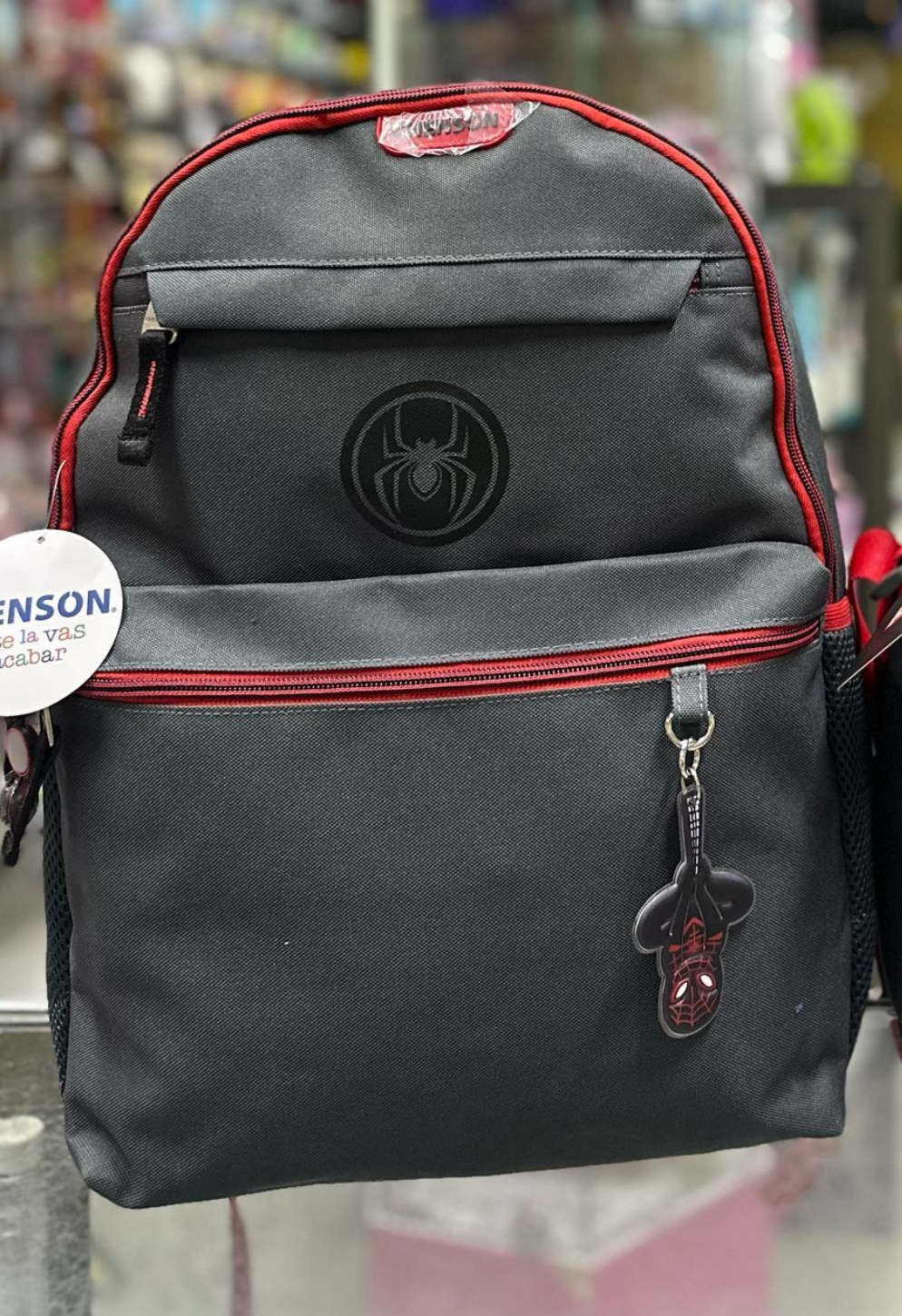 Mochila juvenil Miles Morales llavero chenson