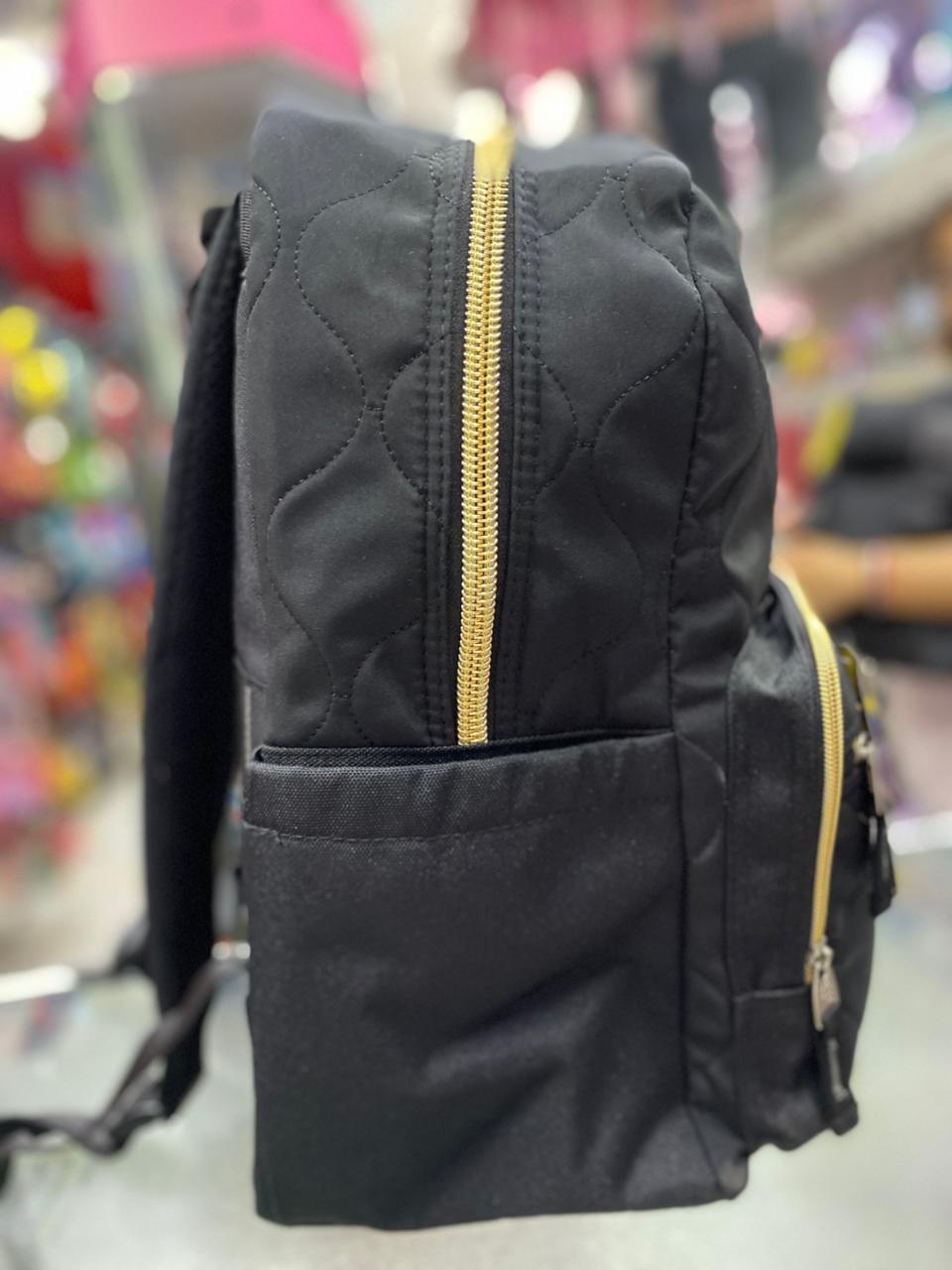 Mochila juvenil textura negra  chenson