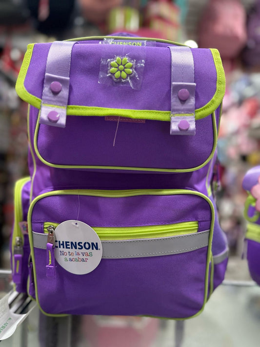 Mochila juvenil clasica lila Chenson
