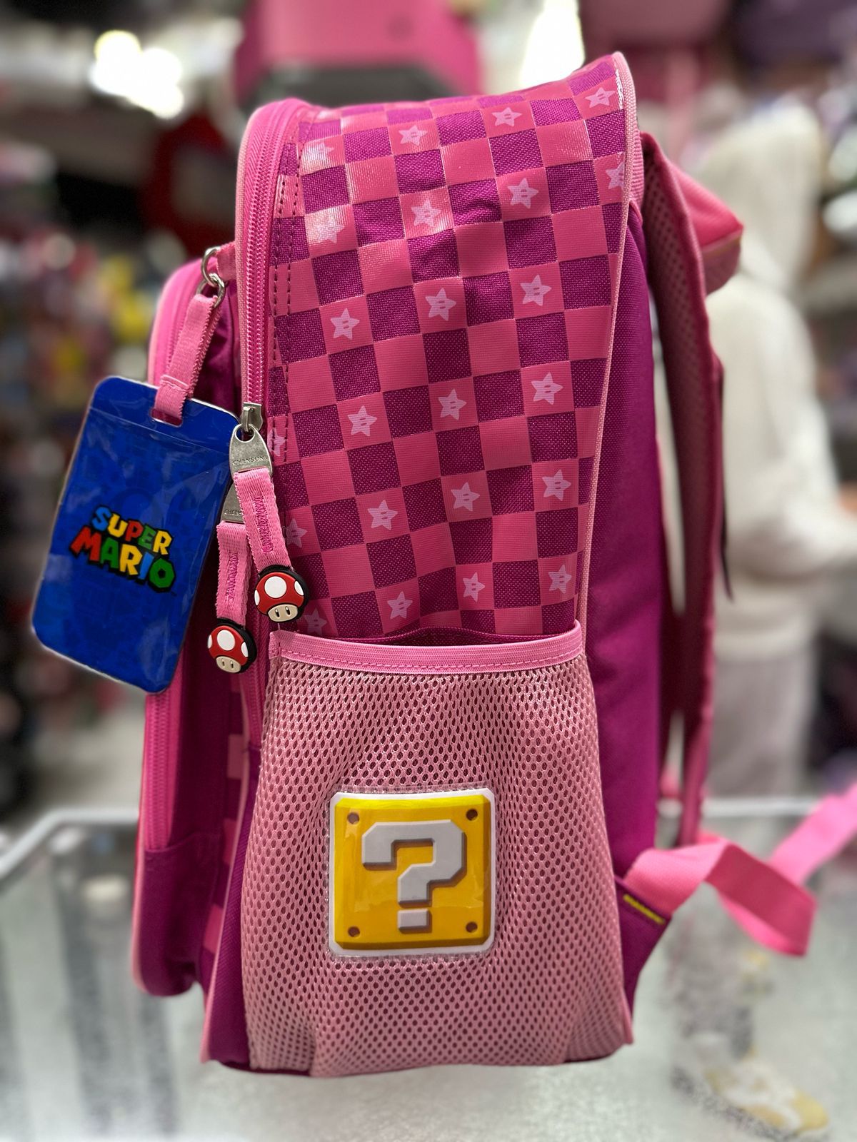 Mochila primaria peach aro dorado Chenson