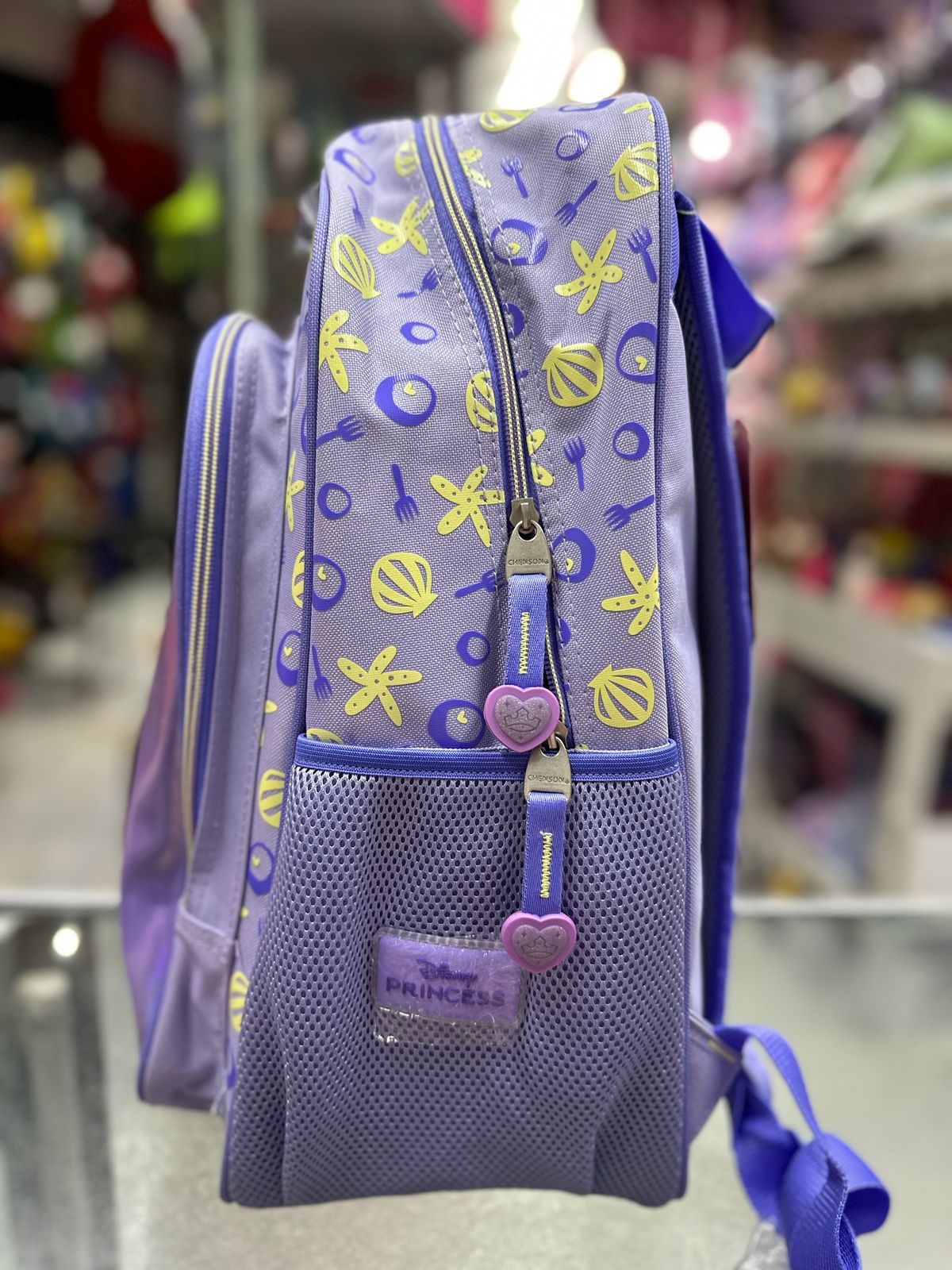 Mochila Ariel tornasol lila Chenson