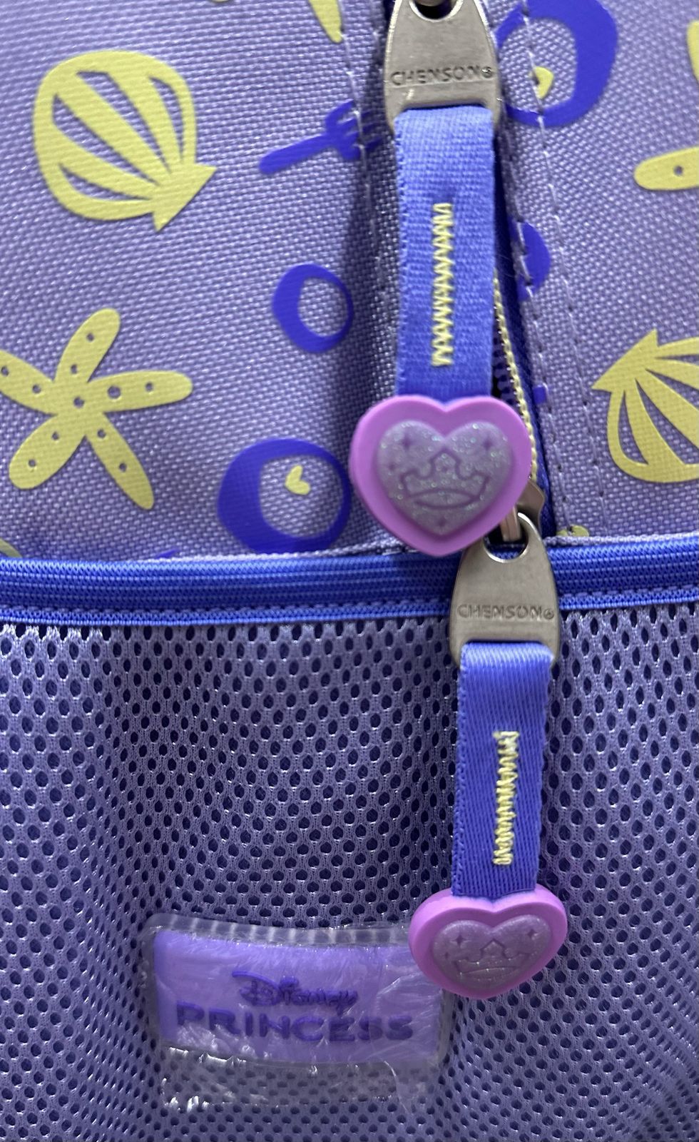 Mochila Ariel tornasol lila Chenson