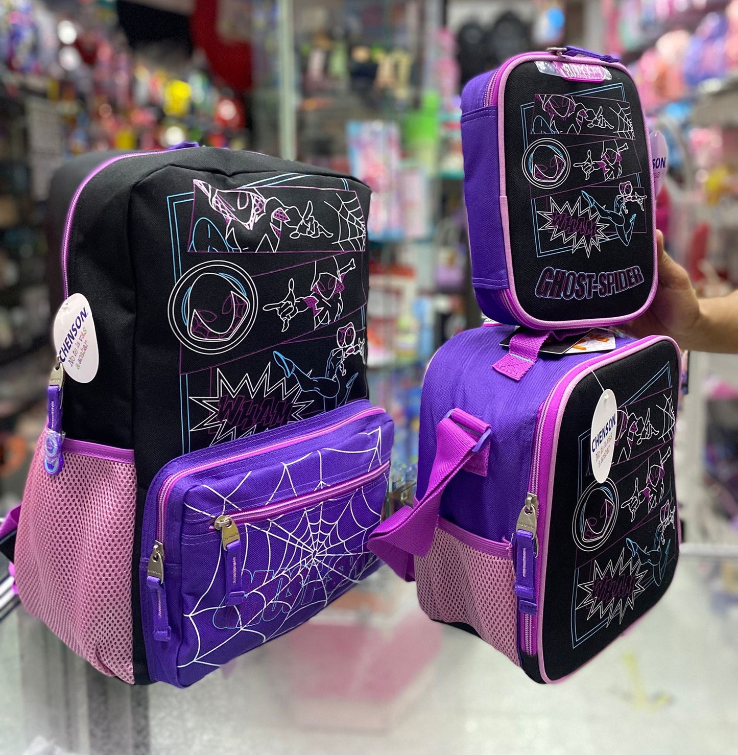 Mochila primaria spider Gween Stacy Chenson