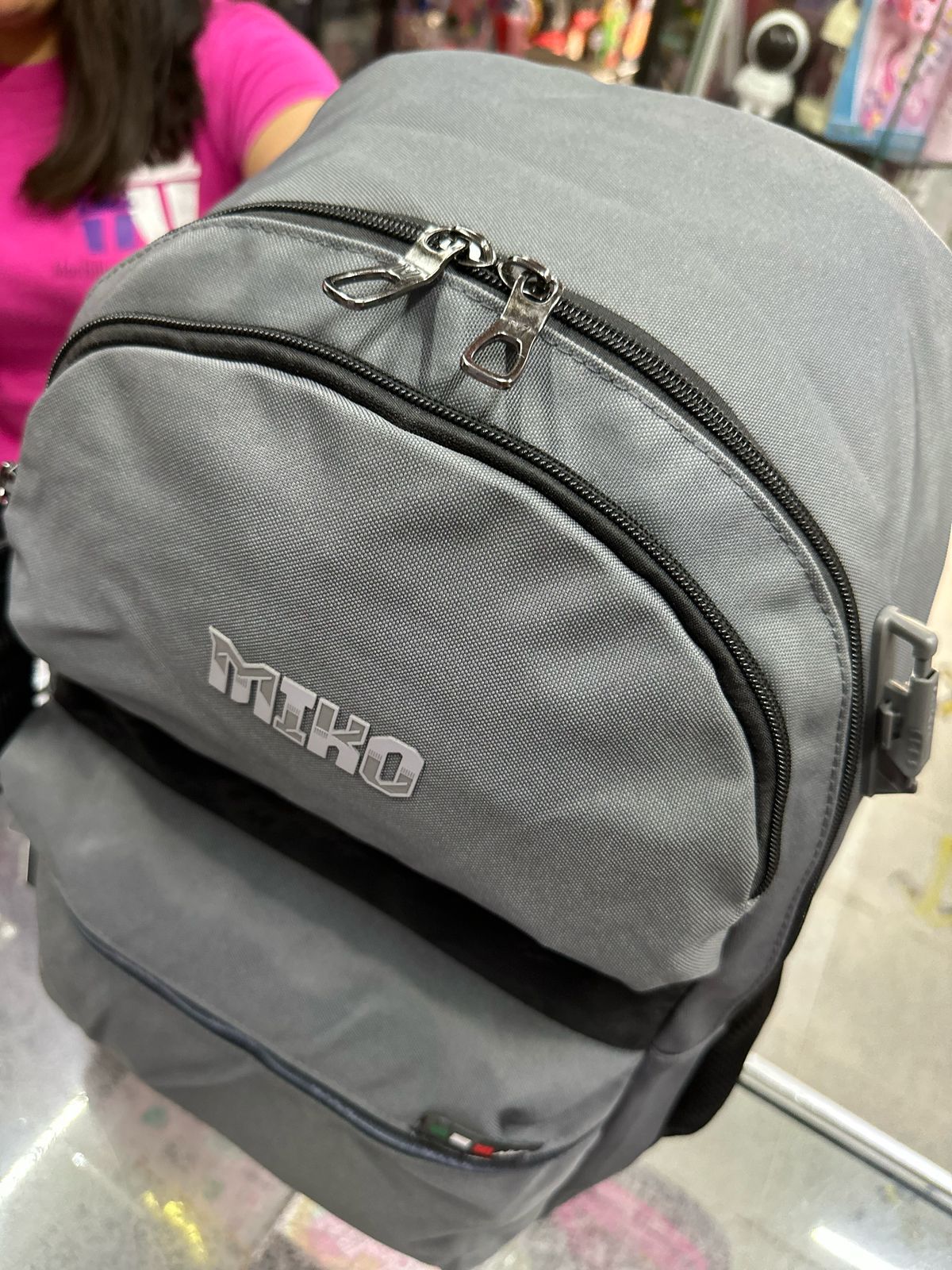 Mochila juvenil franja camuflaje Miko