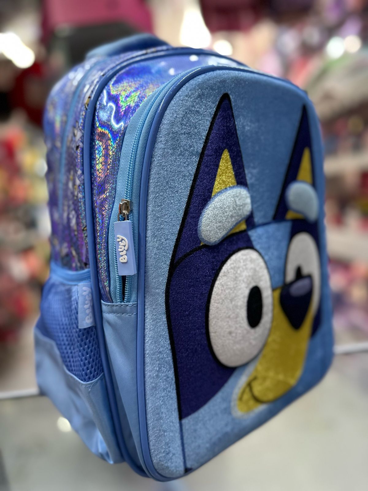 Combo kinder Bluey cara terciopelo Fotorama