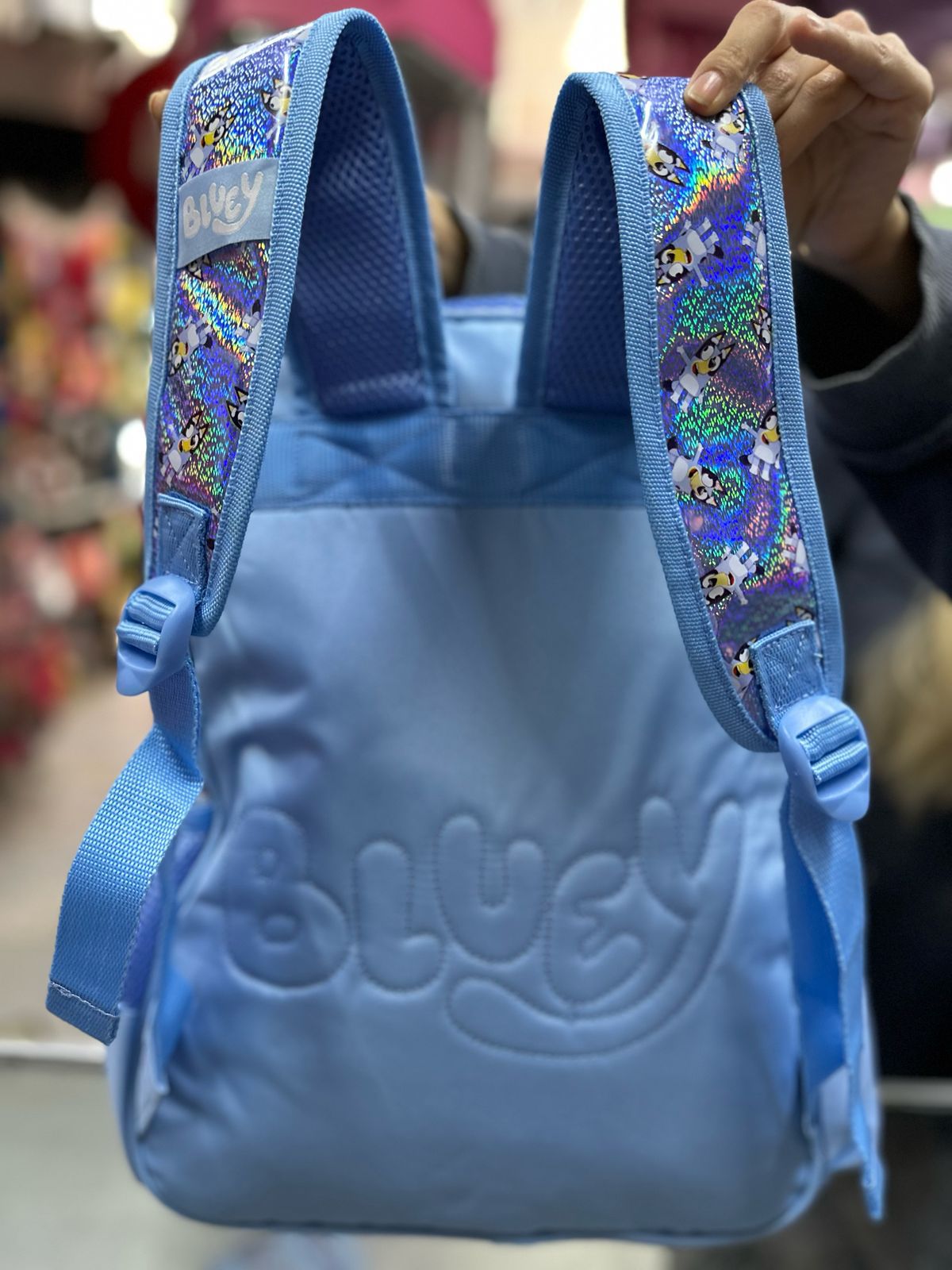 Mochila kinder Bluey cara terciopelo Fotorama