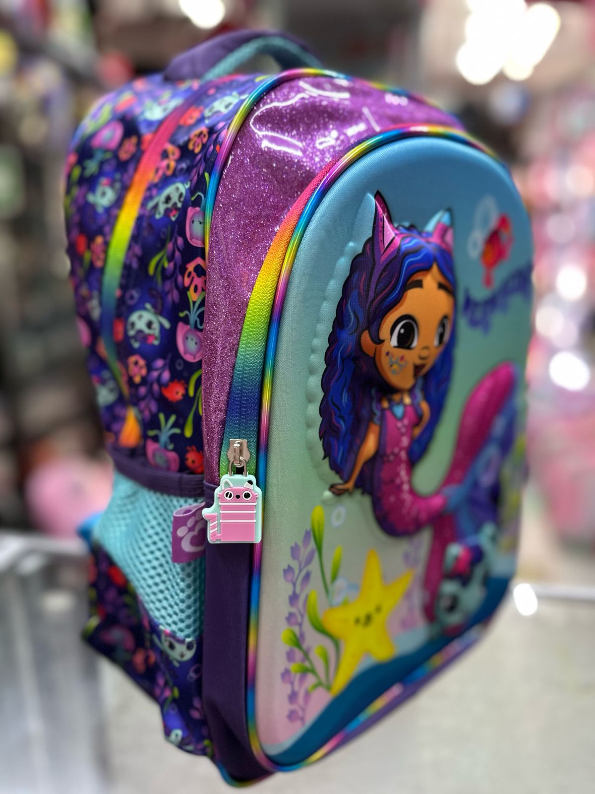 Mochila primaria Gaby sirena tornasol Fotorama
