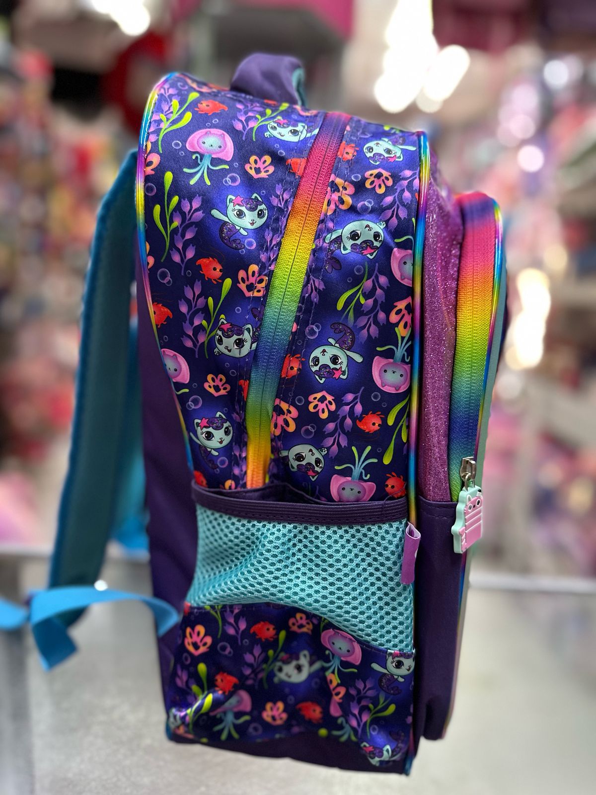 Mochila primaria Gaby sirena tornasol Fotorama