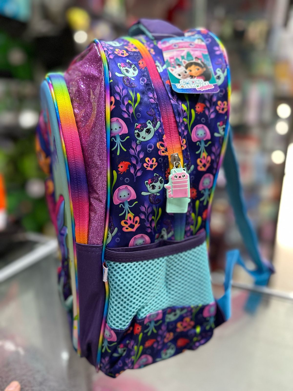 Mochila primaria Gaby sirena tornasol Fotorama