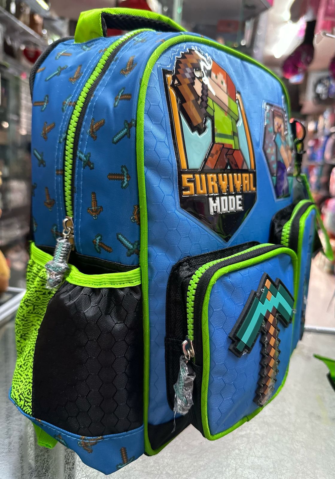 Mochila kinder Minecraft survival Ruz