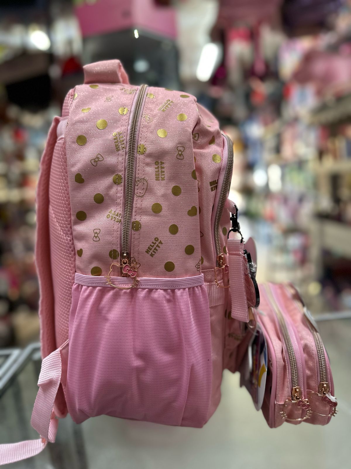 Mochila juvenil Kitty gold Ruz