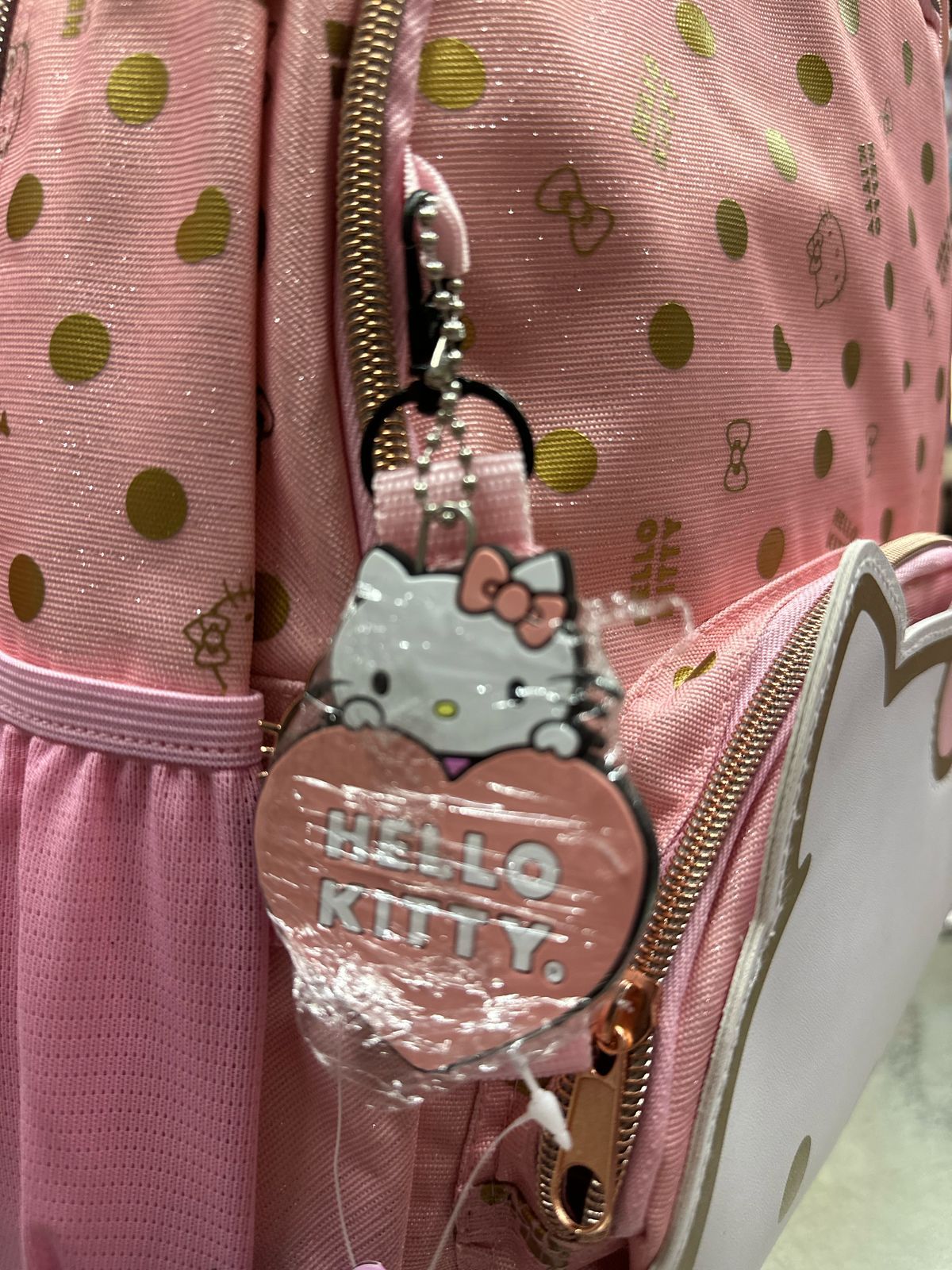 Mochila juvenil Kitty gold Ruz