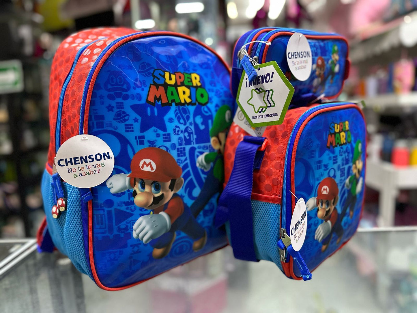 Combo primaria Mario y Luigi holográfica Chenson
