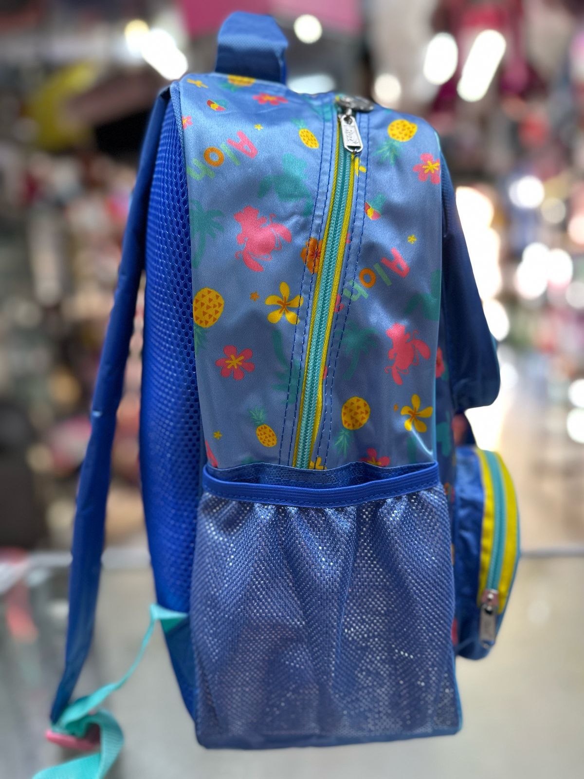 Mochila primaria Stitch tornasol Ruz