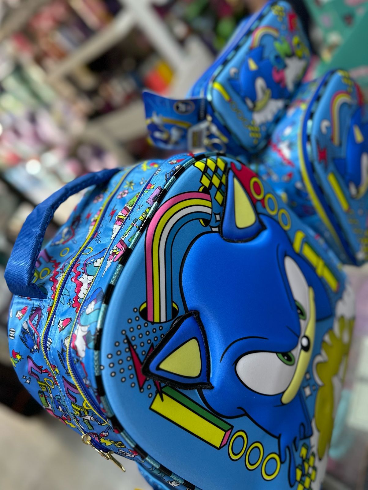 Mochila primaria Sonic comic Ruz