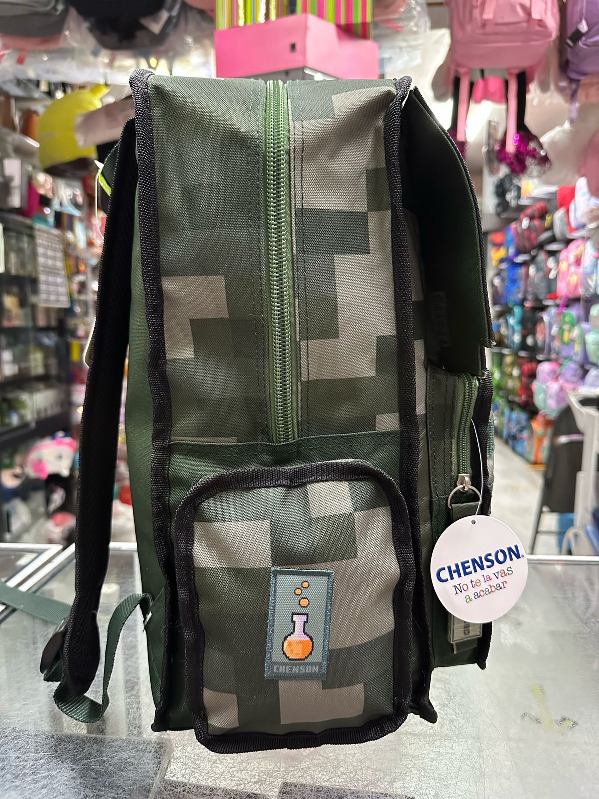 Combo juvenil primaria pixeles militar Chenson