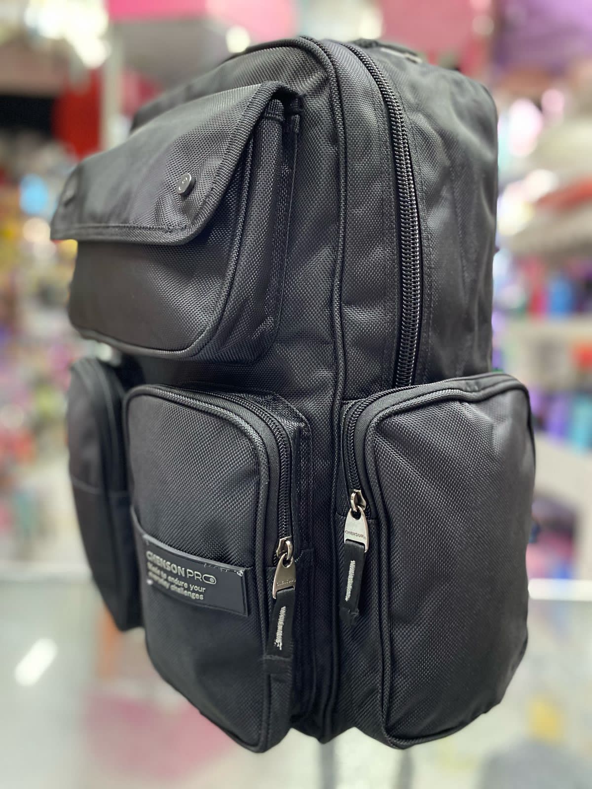 Mochila caballero botones multi compartimentos Chenson