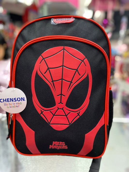 Mochila primaria cara de Miles amorales Chenson
