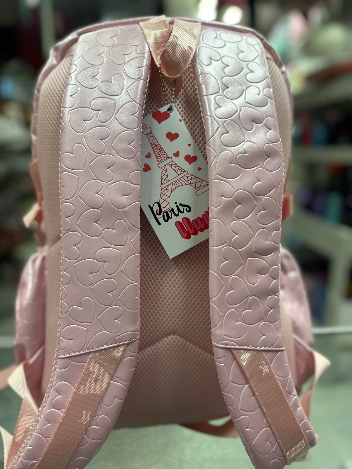 Combo primaria corazones textura rosa lluvia