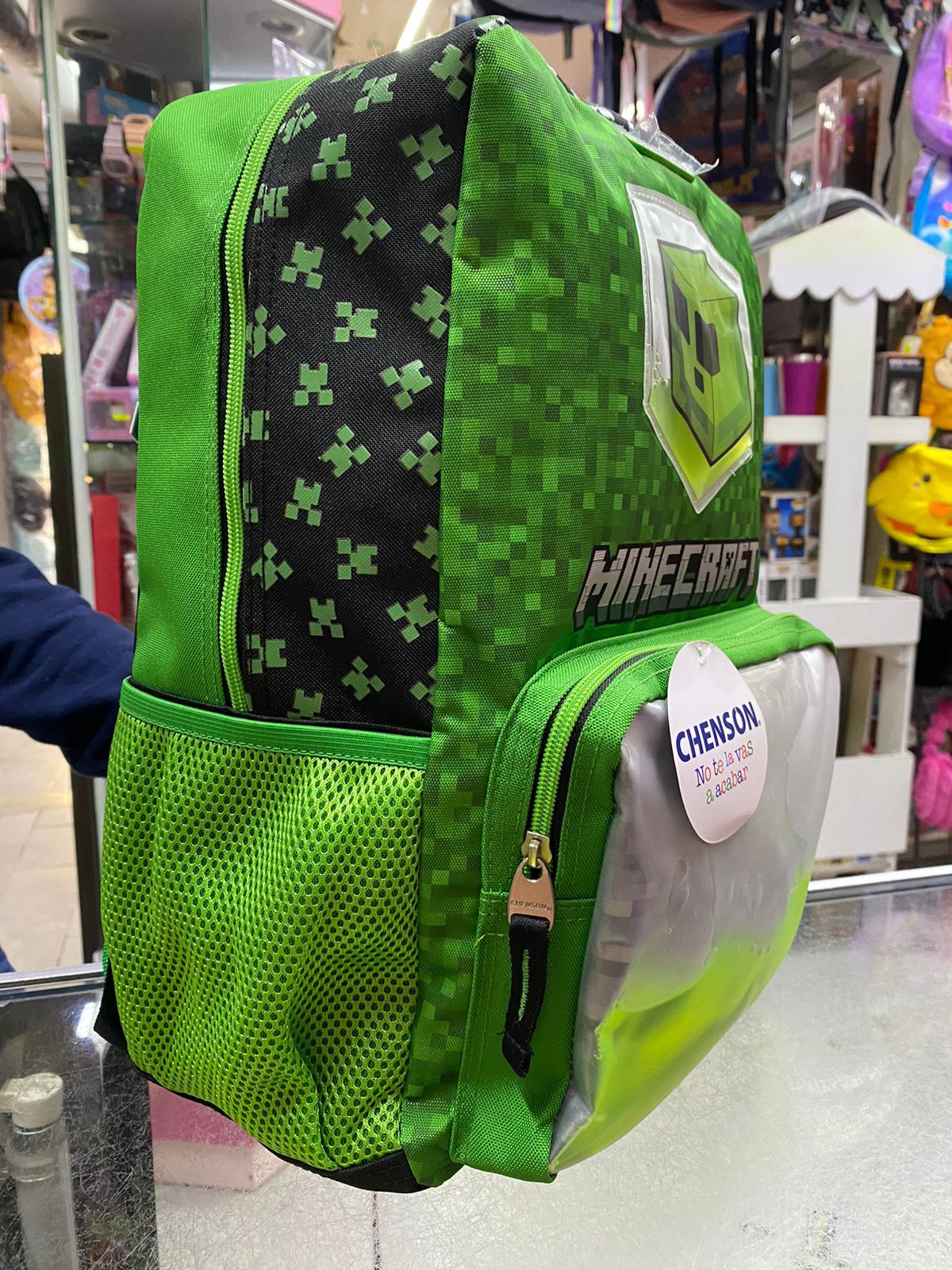 Mochila primaria slime Minecraft Chenson