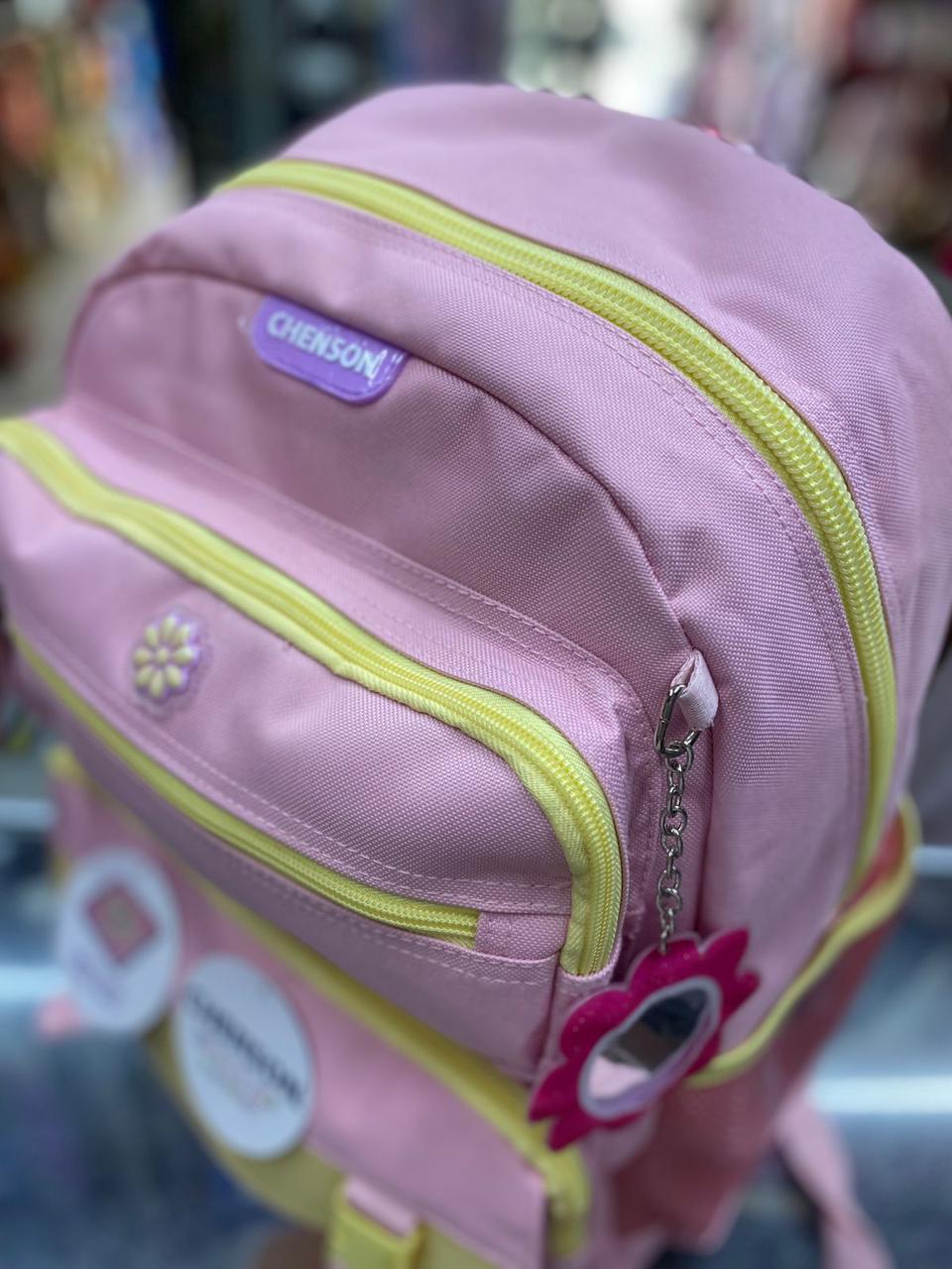 Mochila juvenil clásico rosa chenson