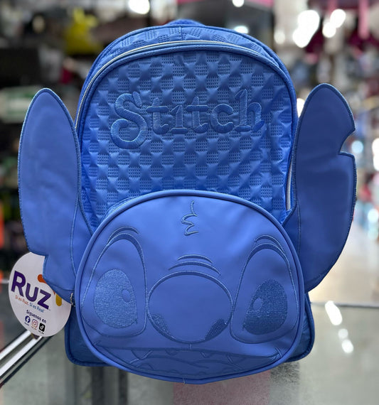 Mochila primaria Stitch texturas Ruz