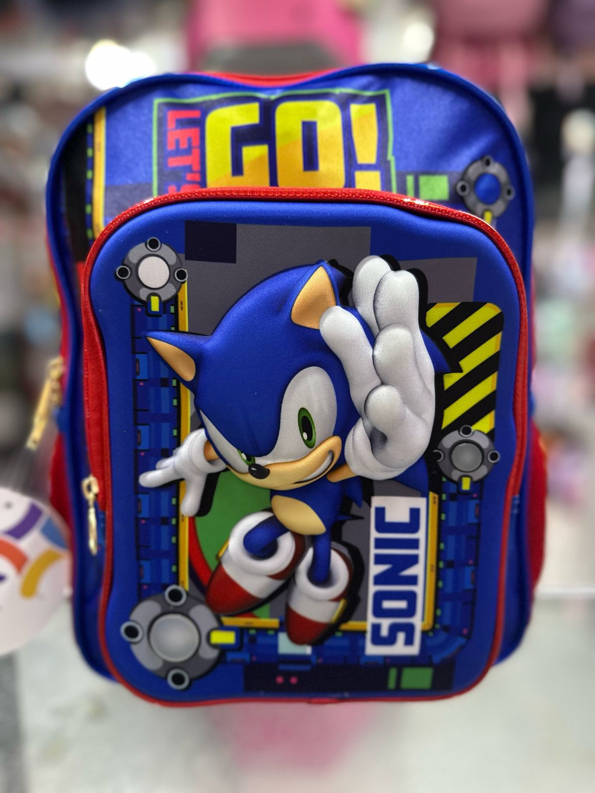 Mochila kinder Sonic lets go Ruz