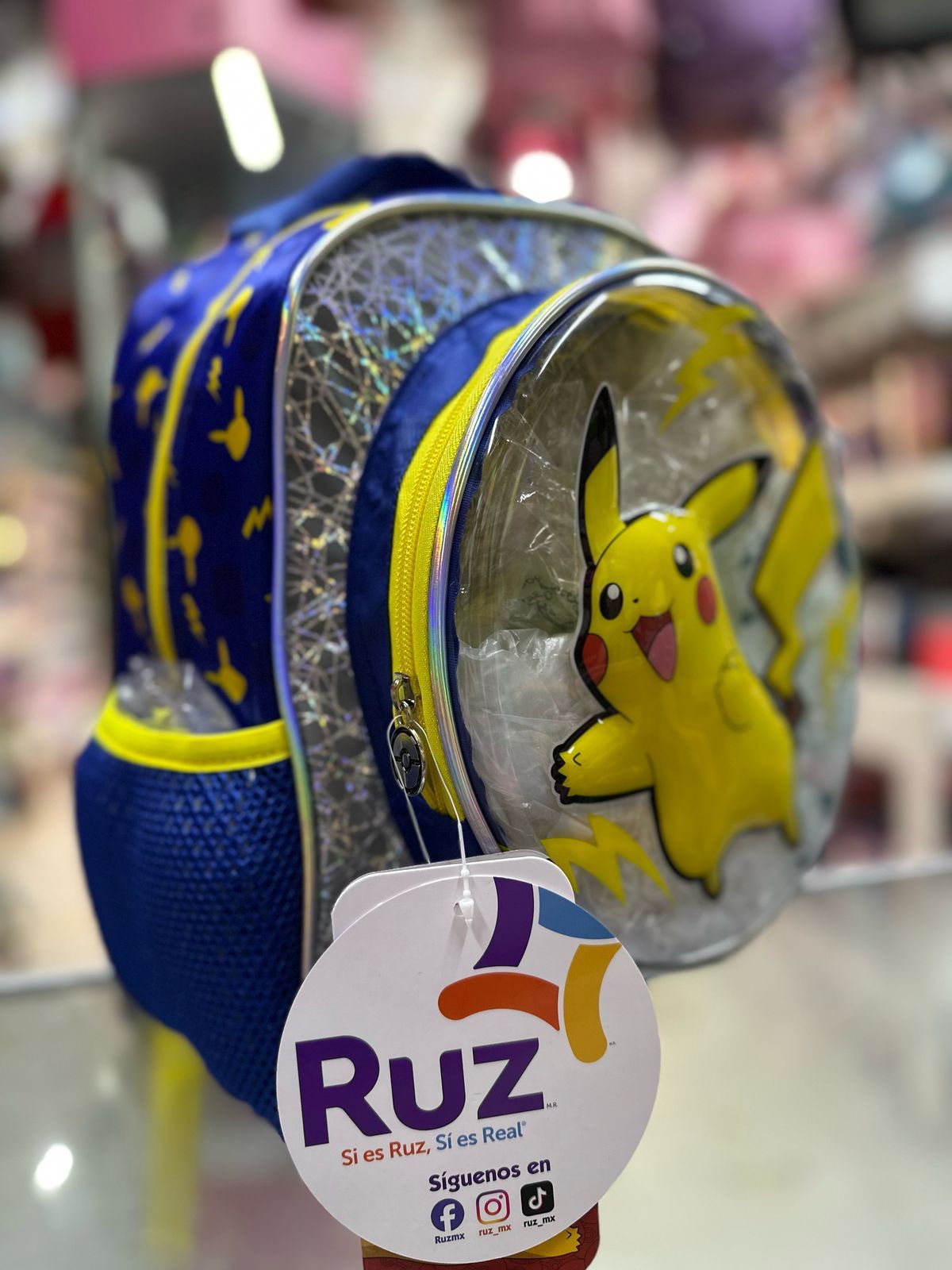 Mochila kinder Pikachu Ruz