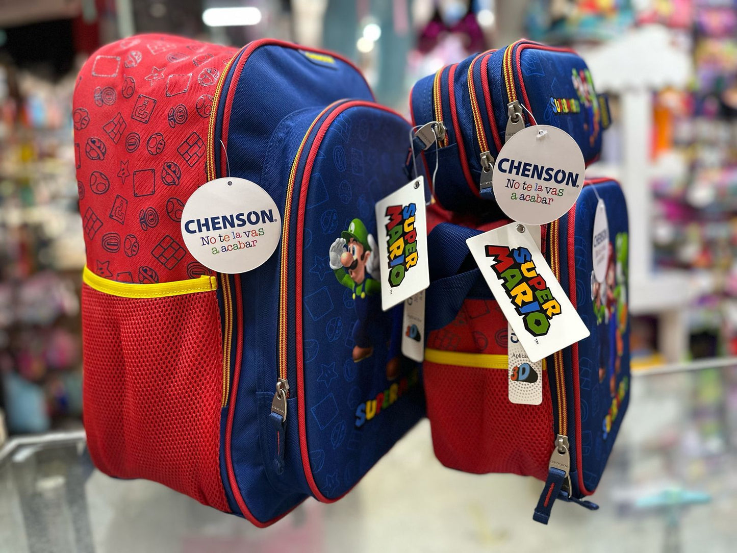 Combo primaria Mario Luigi y Yoshi Chenson