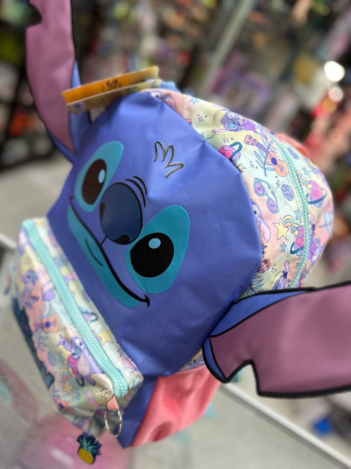 Mochila primaria Stitch orejas Ruz