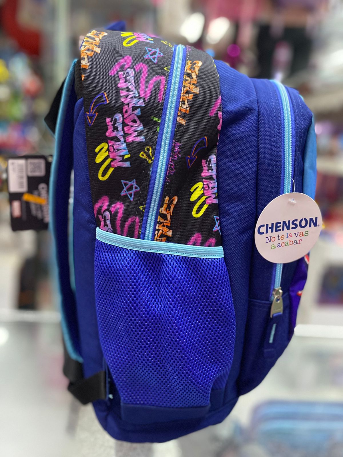 Combo primaria Miles Morales ciudad azul Chenson