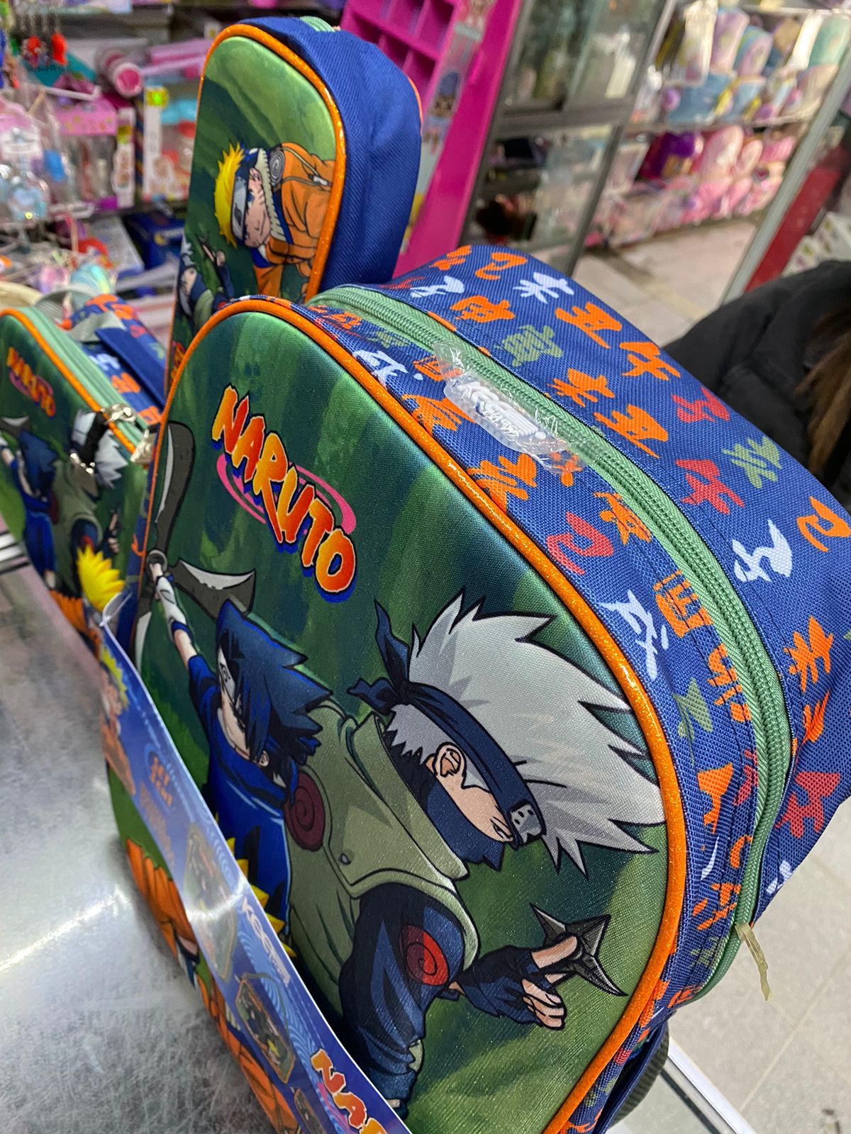 SET 3 EN 1 NARUTO KEEPACK PRIMARIA