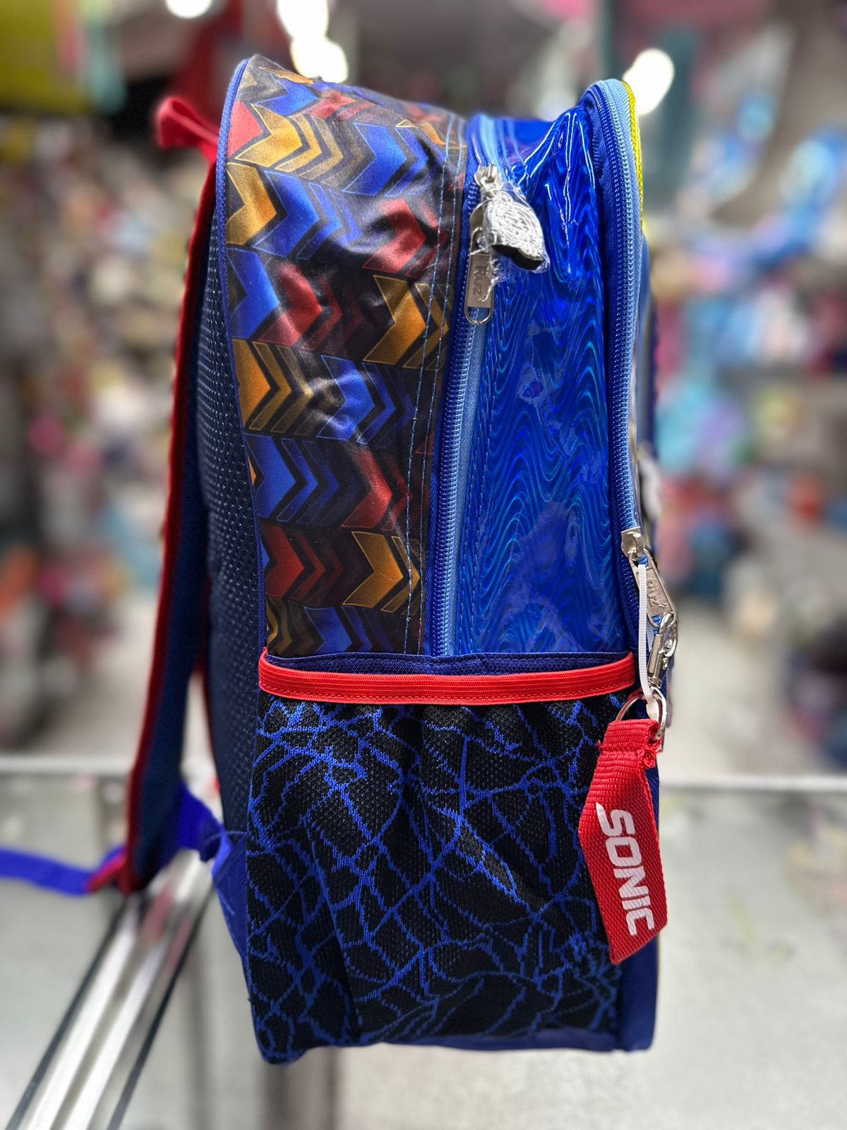 Mochila primaria Sonic faster Ruz
