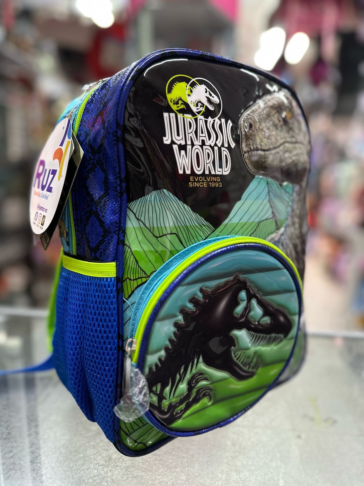 Mochila primaria Jurassic world Ruz