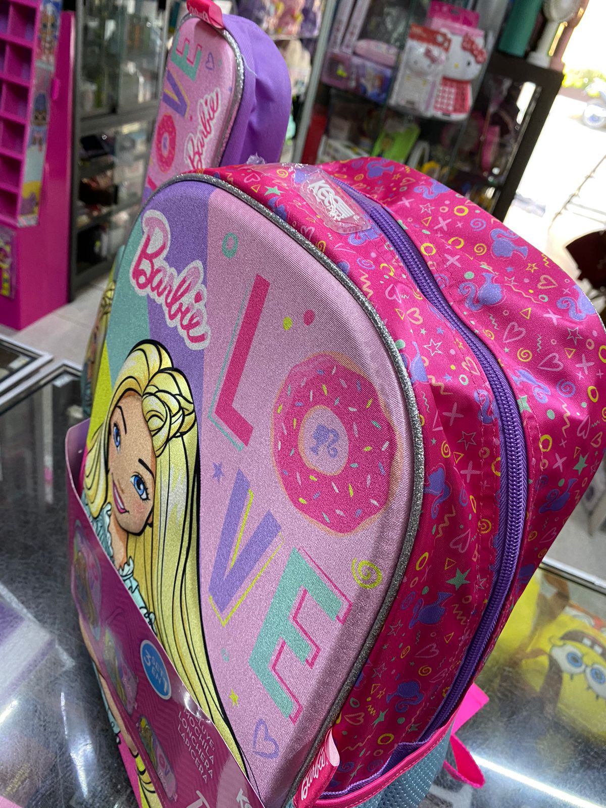 SET 3 EN 1 BARBIE KEEPACK PRIMARIA