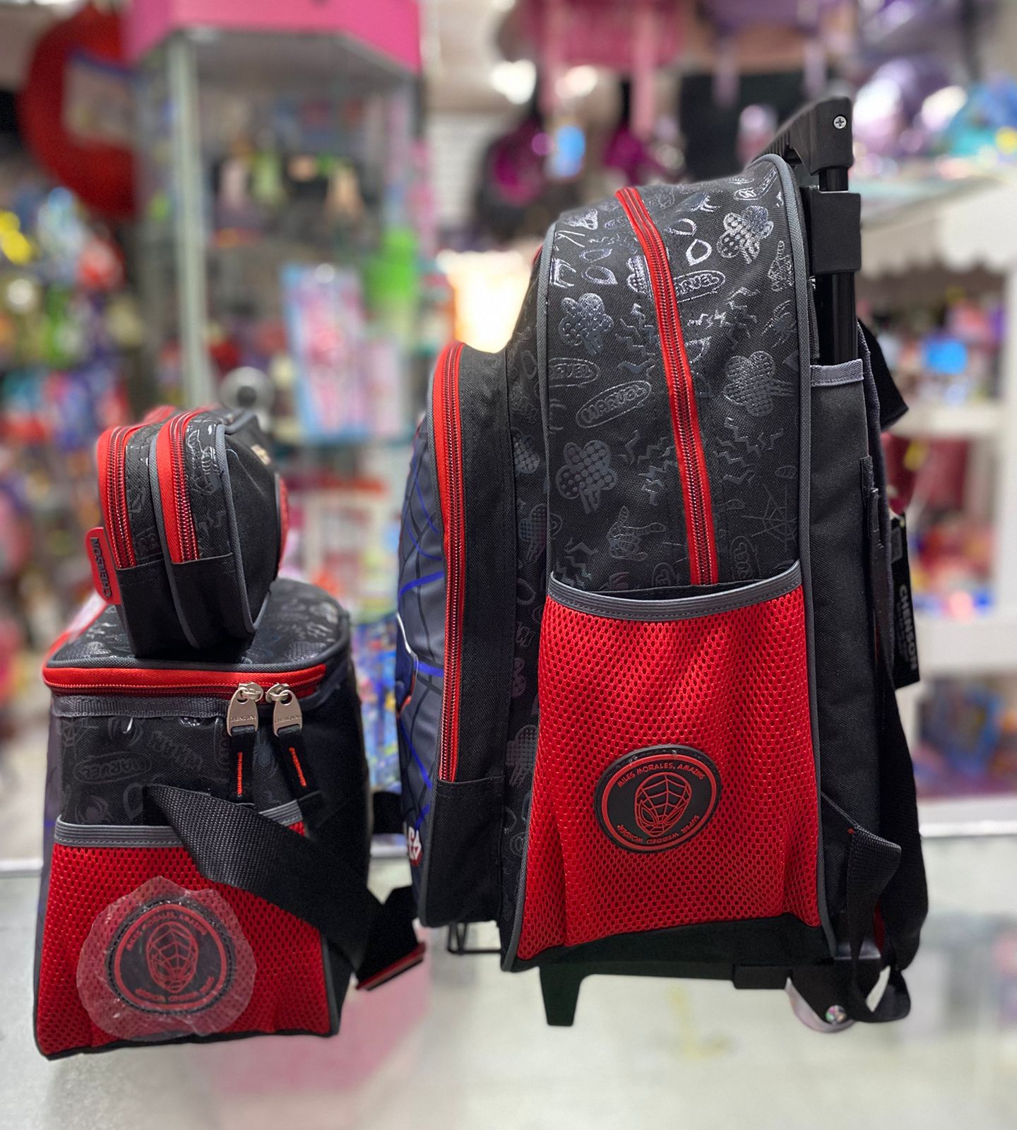Combo carro primaria Miles Morales Chenson