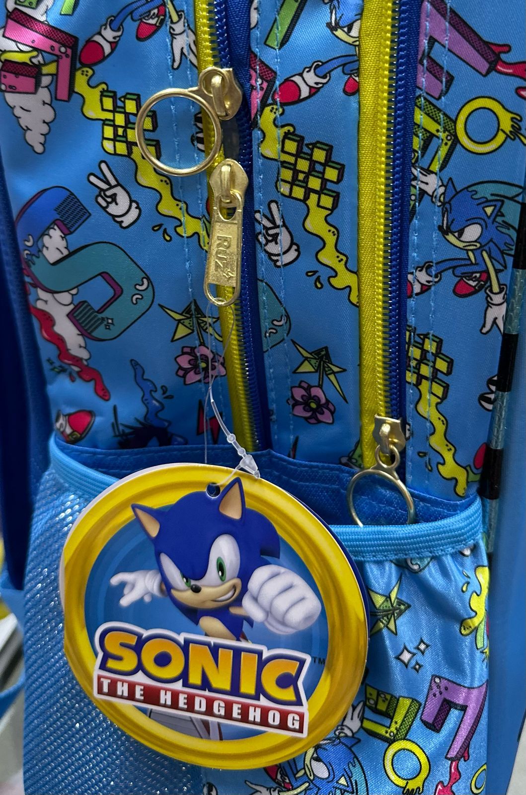 Mochila primaria Sonic comic Ruz